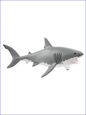 Schleich Great White Shark Sea Animal Figurine Age 3+ New w/Tag Add-On Item